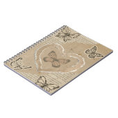 mariposas de papel notizblock (Linke Seite)