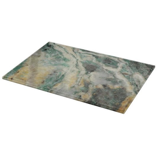 Mariposite Mineral Stone Muster Schneidebrett (Ecke)