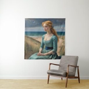 „Maris“ – A Maiden’s Voyage – Ein farbenfrohes Por Wandteppich
