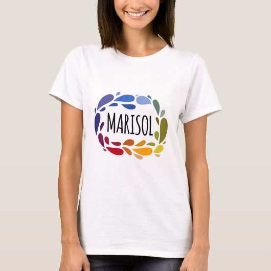Marisol Name Niedliches Geschenk mit Namen Marisol T-Shirt (Vorderseite)