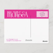 Marissa cherrosa Postcard Postkarte (Rückseite)