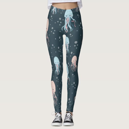 Maritim Nautic Ocean Sealife Octopus Leggings (Vorderseite)