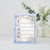 Maritim Postkarte (Stehend Vorderseite)