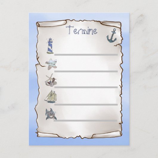 Maritim Postkarte (Vorderseite)