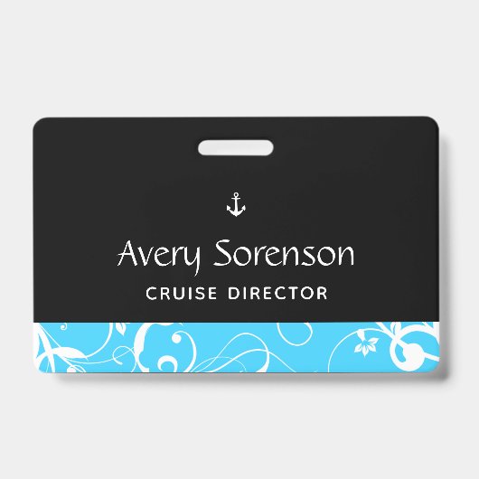 Maritime Anchor Pro Damask Ausweis (Vorderseite)