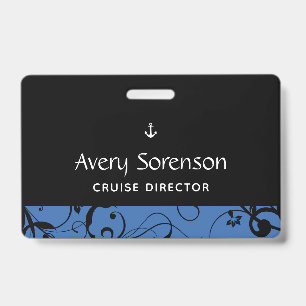 Maritime Anchor Pro Damask Ausweis