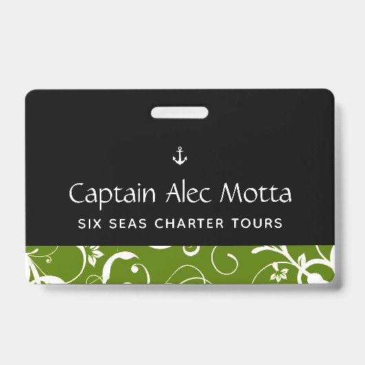 Maritime Anchor Pro Damask Ausweis (Vorderseite)