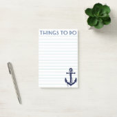 Maritime Anker Dinge zu tun Post It Notizen (Büro)