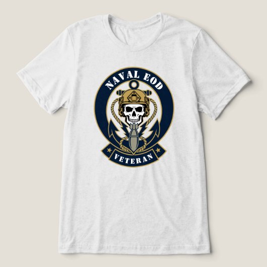 Maritime EOD Tri-Blend Shirt (Design Vorderseite)