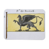 Maritime Flagge mit Griffin Emblem mit der Bezeich Magnet (Horizontal)