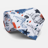 Maritime Krawatte (Gerollt)