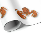 Maritime Lobster Geschenkpapier (Rolleneckpunkt)