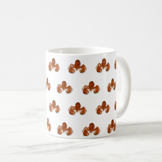 Maritime Lobster Kaffeetasse (VorderseiteRechts)