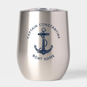 Maritime Navy Blaues Boot Boots Kapitän Benutzerde