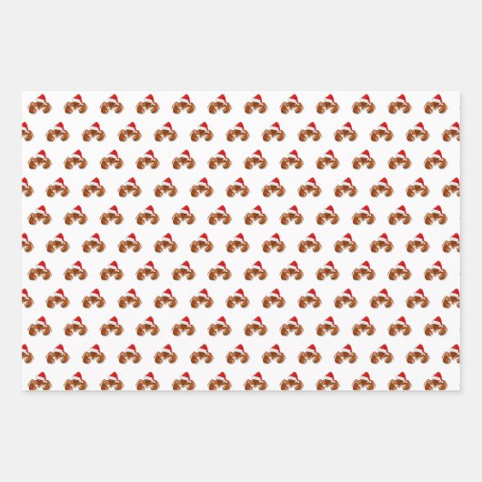 Maritime Santa Claus Lobster Geschenkpapier Set (Vorderseite 3)