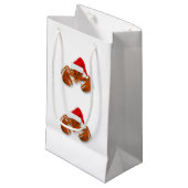 Maritime Santa Claus Lobster Kleine Geschenktüte (Vorderseite Schrägansicht)