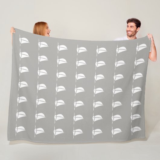 Maritime Segel Fleecedecke (Beispiel)