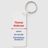 Maritime Sunrise Color Combination Schlüsselanhänger (Rückseite)