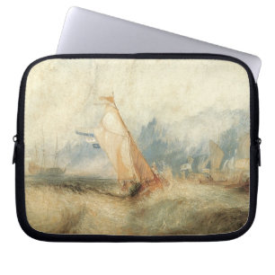 Maritime Szene mit altem Schiff von Joseph Turner Laptopschutzhülle