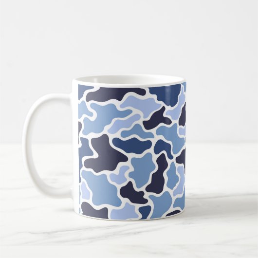 Maritime-Tarnmuster Kaffeetasse (Links)