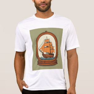 "Maritime Träume: Schiff in Flasche T - Shirt" T-Shirt