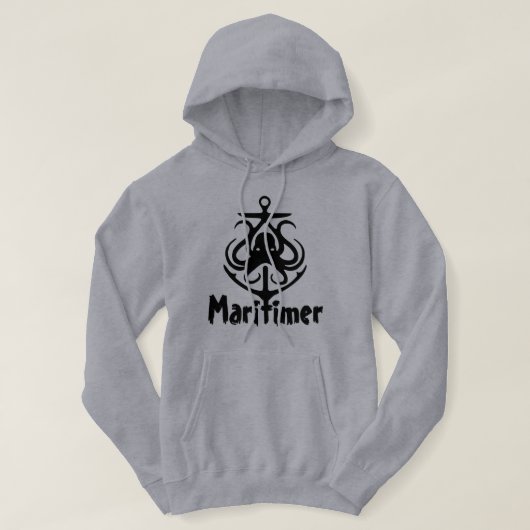 Maritimer Anchor octopus Nautical Lighthouse Route Hoodie (Design vorne)