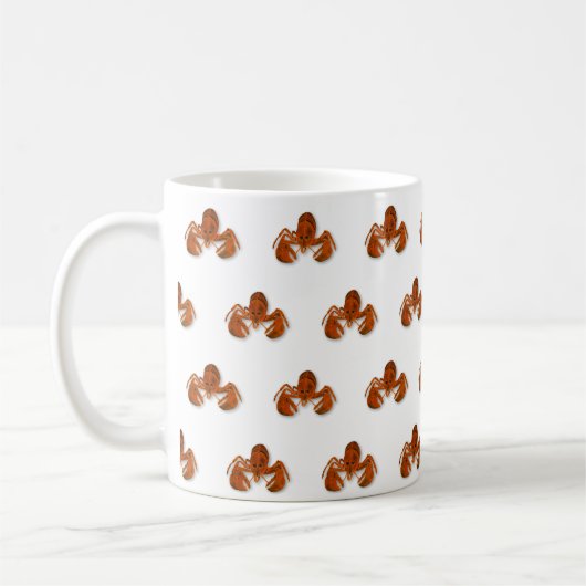 Maritimer Hummer Kaffeetasse (Links)