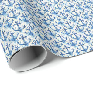 Maritimes Anker-Design-Geschenkverpackungspapier Geschenkpapier