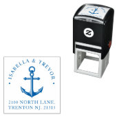 Maritimes Anker | Rücksendeadresse Permastempel (Beispiel)