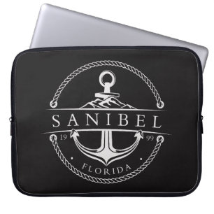Maritimes Anker Sanibel Florida 1999 Laptopschutzhülle