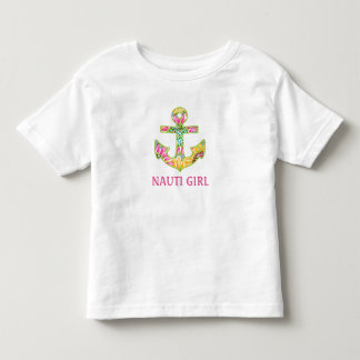 Maritimes Baby-T-Shirt mit Rüschen Kleinkind T-shirt
