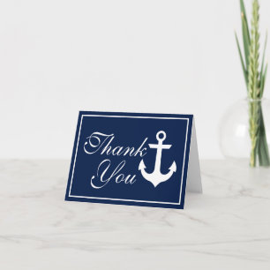 Maritimes Dankeschön Dankeskarte