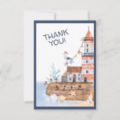 Maritimes Dankeschön-Foto Dankeskarte (Vorderseite)