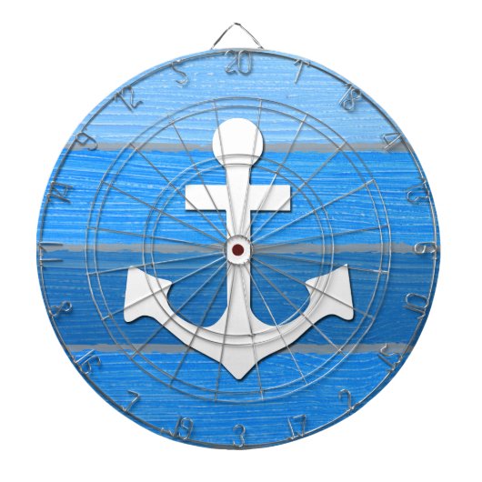 Maritimes Designmotiv Dartscheibe (vorne)