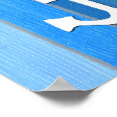 Maritimes Designmotiv Poster (Ecke)