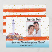 Maritimes Foto Save-the-Date Save The Date (Vorne/Hinten)