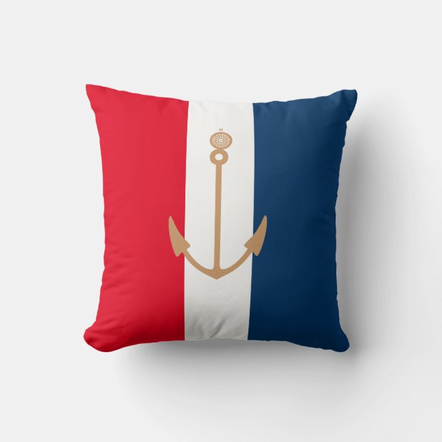 Maritimes Kissen (Vorderseite)