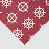 Maritimes Lenkrad Seidenpapier (Detail)