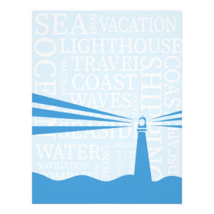 Maritimes Leuchtturm Poster