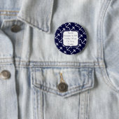 Maritimes Marineanker-Muster Button (Beispiel)