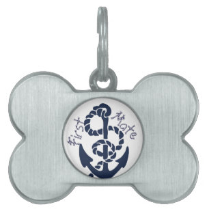 Maritimes Marineanker-Muster Tiermarke