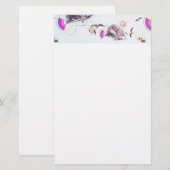 Maritimes Muster Briefpapier (Vorne/Hinten)