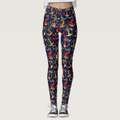 Maritimes Muster Leggings (Vorderseite)