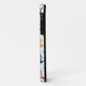 Maritimes Muster mit Ankern Case-Mate iPhone Hülle (Hinten/Links)