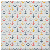 Maritimes Muster mit Ankern Stoff (Muster)
