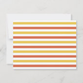Maritimes Papierboot-Monogramm-Flagge Kinder-Schre Einladung (Rückseite)