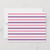 Maritimes Papierboot-Monogramm-Flagge Kinder-Schre Einladung (Rückseite)