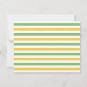 Maritimes Papierboot-Monogramm-Flagge-Kinderschrei Einladung (Rückseite)