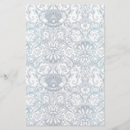 Maritimes Vintage-Muster Briefpapier (Vorderseite)