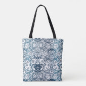 Maritimes Vintage-Muster Tasche (Rückseite)